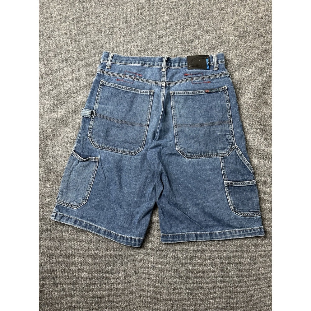 Mens Denim Bluenotes Carpenter Utility Blue Jean Shorts, Size 34